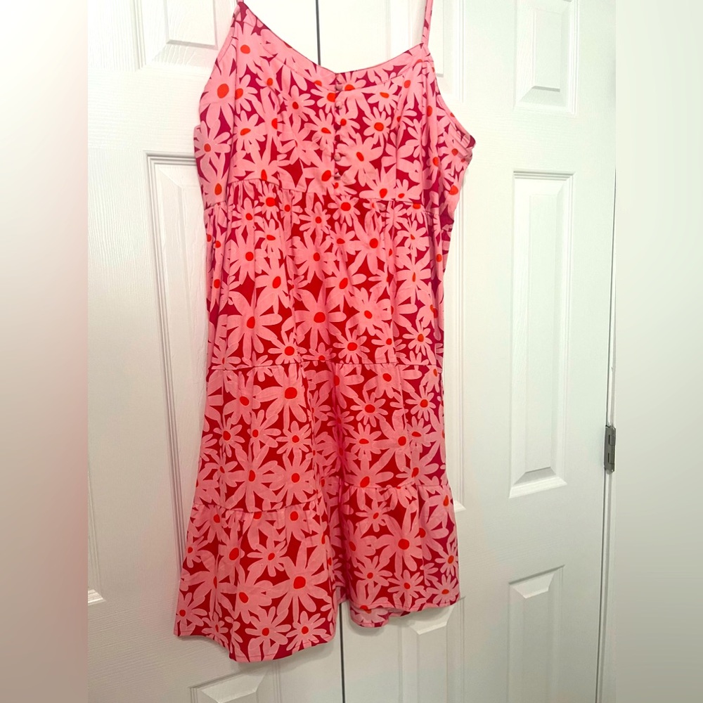 Summer dress adjustable straps 3x NWOT